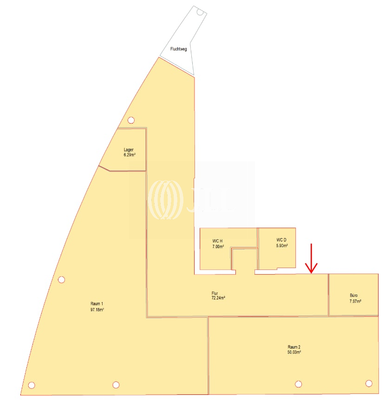 1. OG - 262 m² (Zugang siehe P
