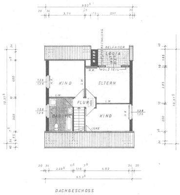 Grundriss Dachgeschoss