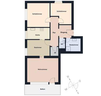 Grundriss ohne Maßstab