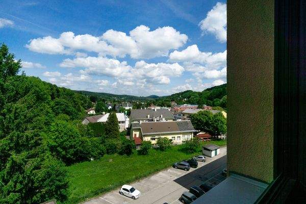 Ausblick vom Wohnzimmer