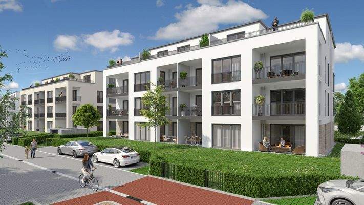 Visualisierung Gartenansicht