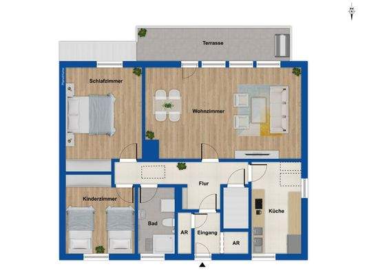 Grundriss Erdgeschoss