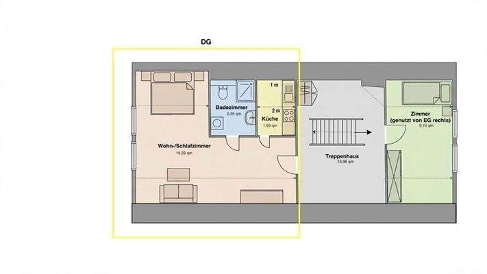 Grundriss Dachgeschoss