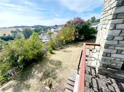 Blick vom Balkon, Garten