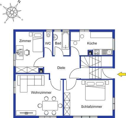 Grundriss Erdgeschoss