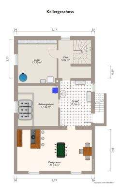 Kellergeschoss Grundriss