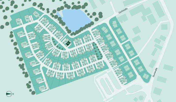Lageplan Haus 019 Neuseengärten