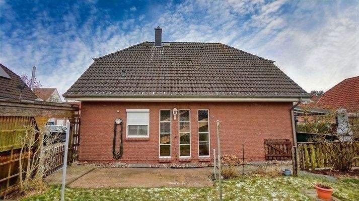 Rückansicht vom Haus