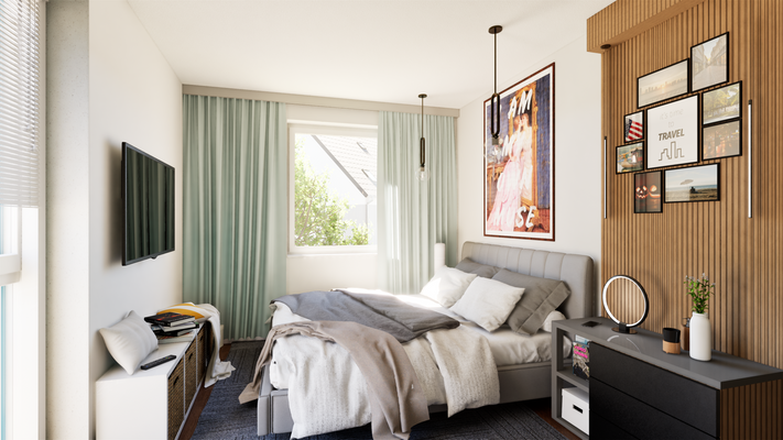 Schlafzimmer (Visualisierung)