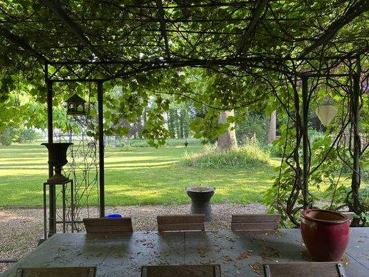 Terrasse vor der Scheune