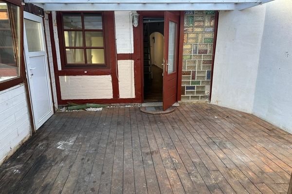 überdachte Terrasse