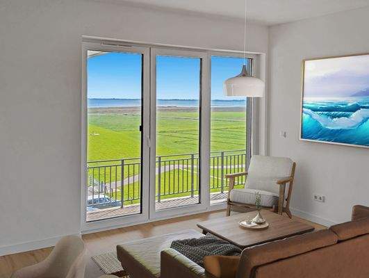 Aussicht auf die Nordsee