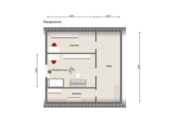 Grundriss Obergeschoss