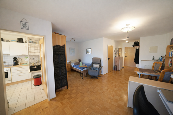 Küche, Wohnen, Schlafen