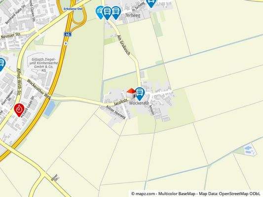 Geolyzer Kartenausschnitt