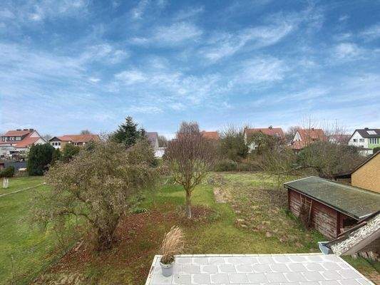 Blick über den Garten