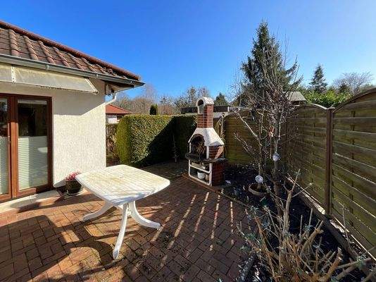 Terrasse mit Abendsonne