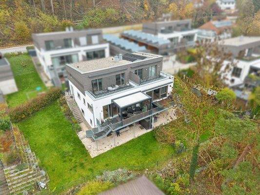 Modernes Doppelhaus - Südost