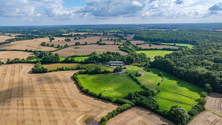Blick auf die arrondierten Weideflächen 