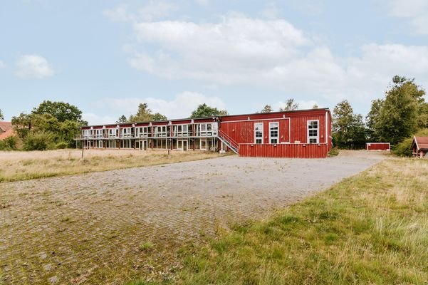 Verkaufshalle Außenansicht