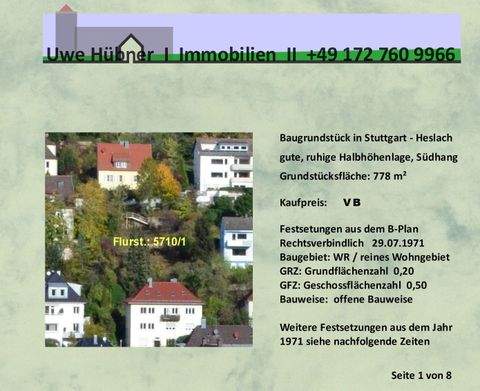 Stuttgart Grundstücke, Stuttgart Grundstück kaufen