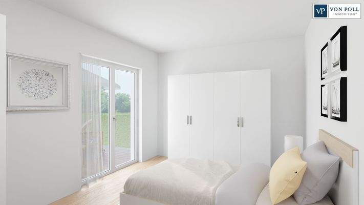 Ansicht Schlafzimmer