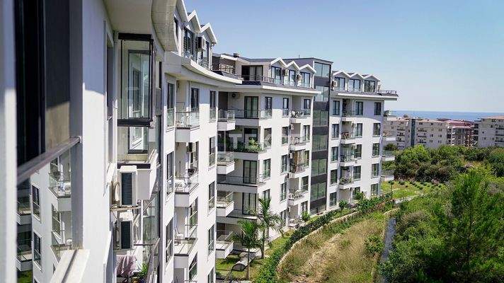 Furnished Apartment in Social Complex Near the Beach in Alanya