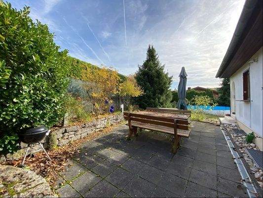 Terrasse - Hausrückseite