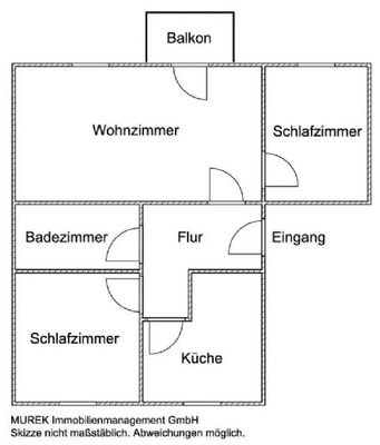 Grundrissskizze