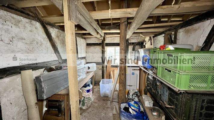 Geplant als Geräteraum