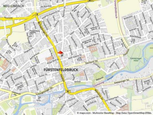 Geolyzer Kartenausschnitt