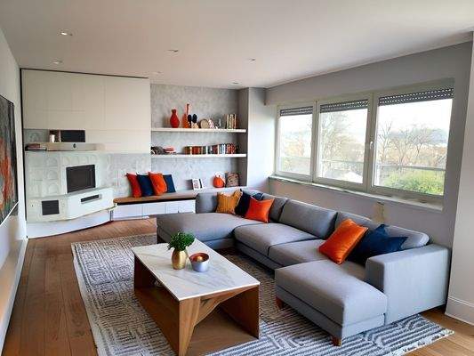 offenes Wohnen (Einricht.beispiel)