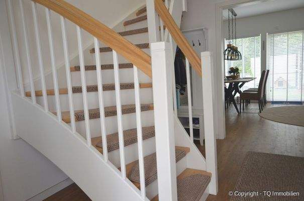 Treppe ins Dachgeschoss