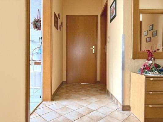 Flur der Wohnung im Erdgeschoss