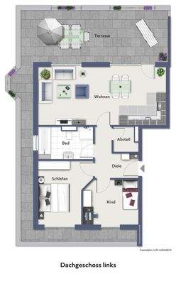 Dachgeschoss links