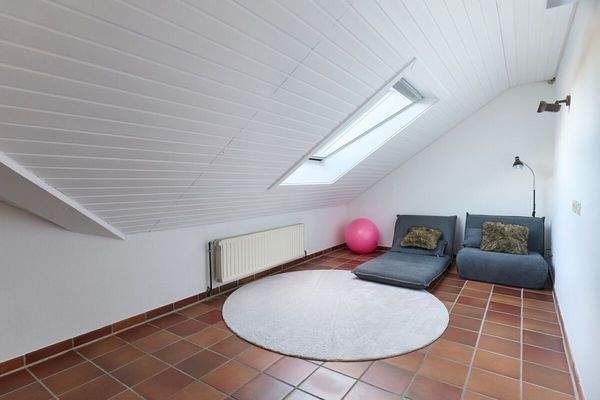 Arbeitszimmer im Dachgeschoss