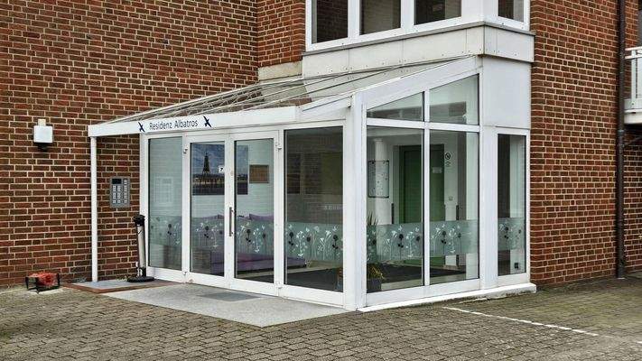 Eingang des Hauses ALBATROS