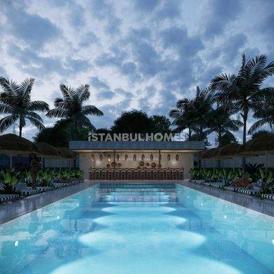 Commercial Real Estate with Pool near Metro in Istanbul Eyupsultan