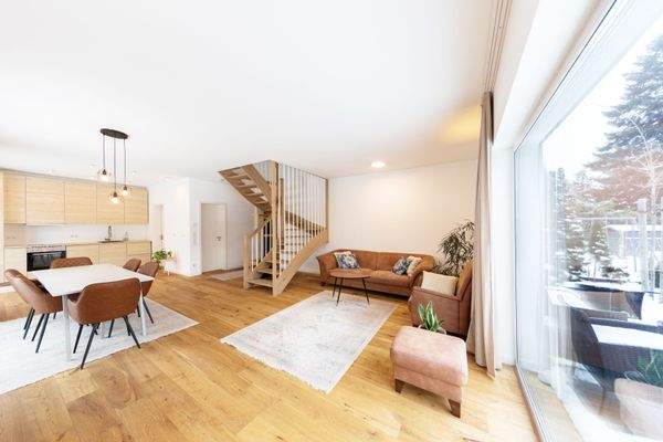 Offener Wohn-, Ess- und Küchenbereich