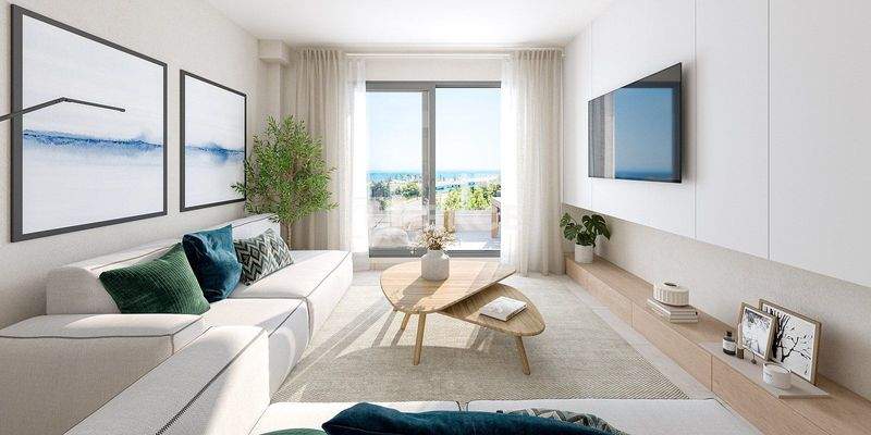 Sea-View Apartments in a Gated Complex in Mijas