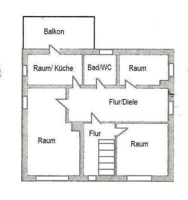 GR-Skizze Obergeschoss