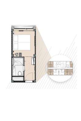 Grundriss-Skizze Apt.-Typ 1