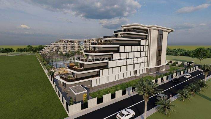 Modern Apartments in a New Luxury Complex in Aksu Antalya