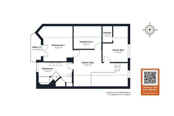 Grundriss Obergeschoss