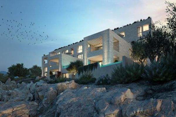 Kreta, Kissamos: Elegante Wohnung am Meer mit unverbautem Blick auf die Ägäis zu verkaufen