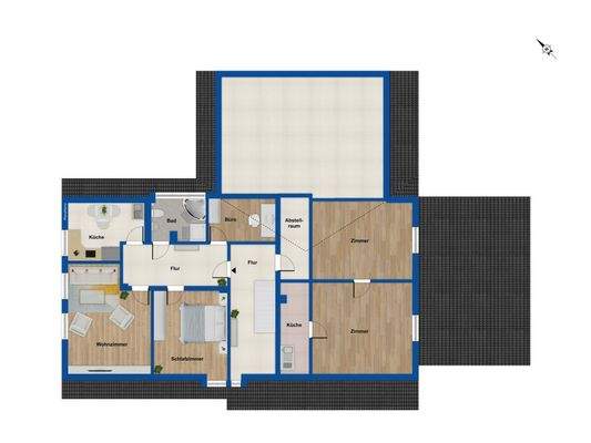 Grundriss Obergeschoss