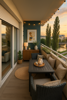 Loggia - Einrichtungsvorschlag