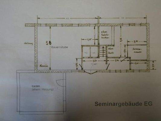 Seminargebäude Erdgeschoß