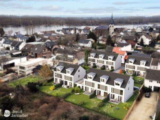 VR Bank - Rheinstrasse 139 Wesseling_Birdview02_maskiert