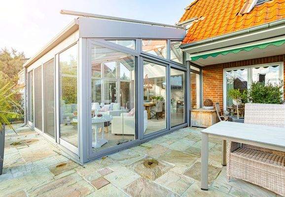 Außenansicht Wintergarten